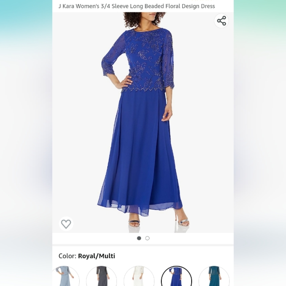 J Kara women's beaded dress